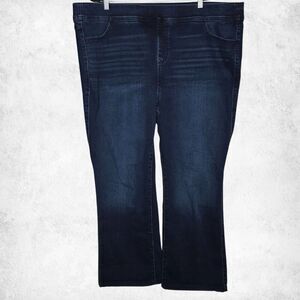 Torrid Lean Jean Slim Boot Super Soft Dark Wash Plus 4R (26) High Rise Pull-On